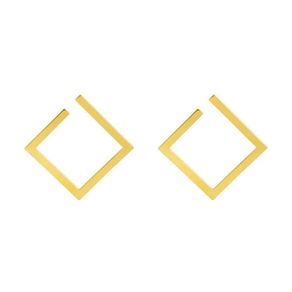 Contemporary All In the Box Square Earrings - Picture 4 of 5